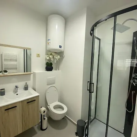 1-c Bel Calme Climatise Parking Gratuit Prive Sur Demande Appartement Charleroi